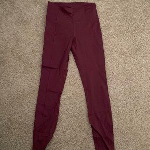 Lululemon fast and free leggings, size 4